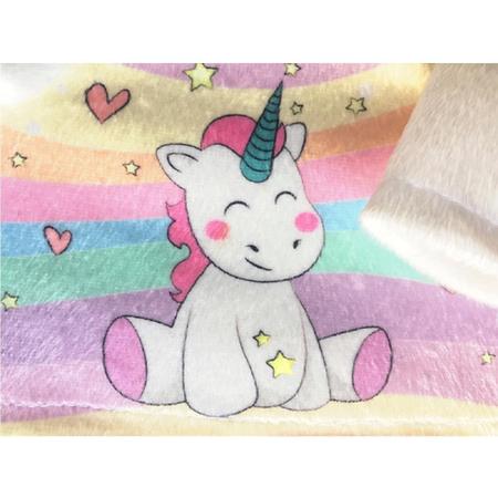 Roupa boneca reborn macacao unicornio laco de fita