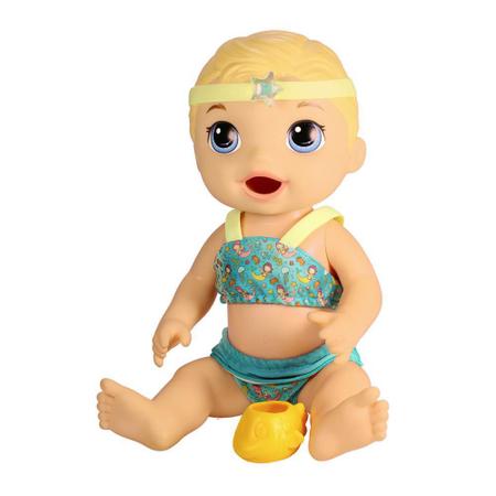 Kit Roupa De Boneca Para Baby Alive - Praia Biquini Sereia em