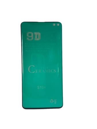 Imagem de Kit S10 Plus - Capa Transparente + Pelicula Nano de Cerâmica 9D  Samsung Galaxy S10 Plus