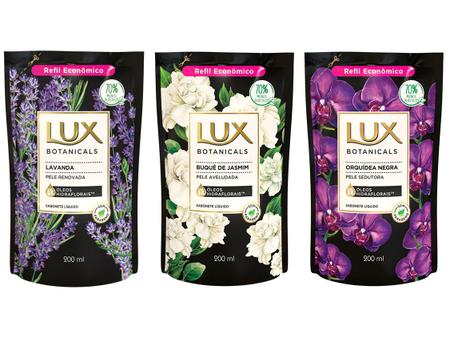 Kit Sabonete Líquido Lux Botanicals 200ml - 3 Unidades - Sabonete -  Magazine Luiza
