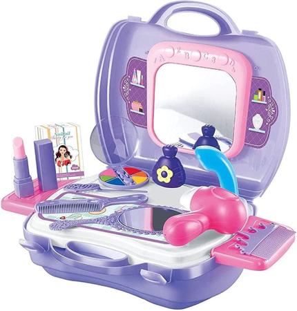 Kit Brinquedo Salão De Beleza Princesa Completo em Promoção na