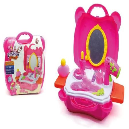 Playset de salão de cabeleireiro para crianças - Conjunto de salão