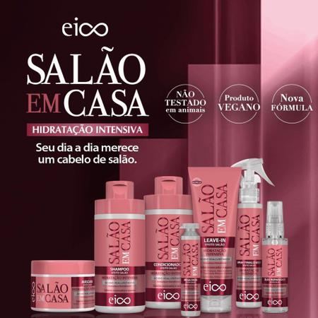 Imagem de Kit Salão em Casa Hidratação Intens Shampoo 800ml + Condicionador 750ml + Máscara 1kg - (3 produtos)