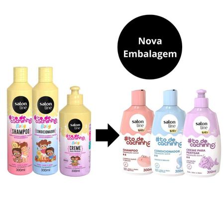 Imagem de Kit Salon Line Baby  Shampoo + Condicionador (300ml)