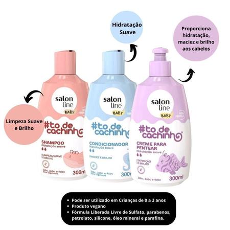 Imagem de Kit Salon Line Baby  Shampoo + Condicionador (300ml)