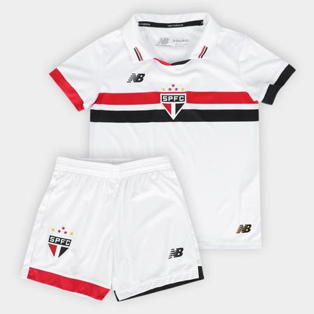 Imagem de Kit São Paulo Bebê I 24/25 s/n Torcedor New Balance