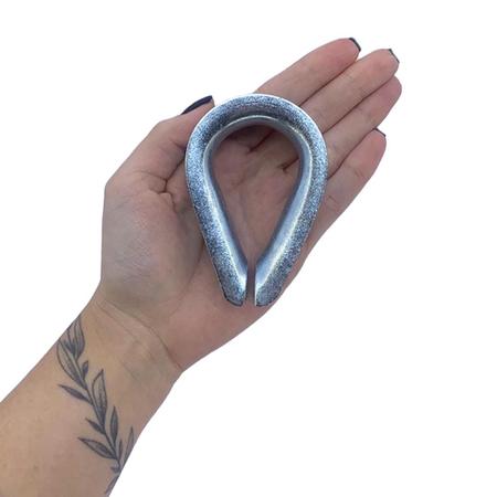 Kit Sapatilha Para Cabo De Aço 5/8'' - 8,0007 (Com 20 Unidades) - Nord Imagem de Kit Sapatilha Para Cabo De Aço 5/8'' - 8,0007 (Com 20 Unidades) - Nord