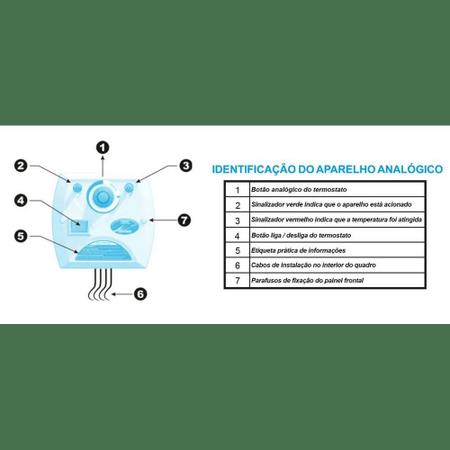 Imagem de Kit Sauna A Vapor 15Kw 220V Trif + Quadro Analógico Sodramar