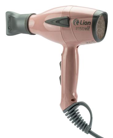 Imagem de Kit - secador de cabelo lion ls07 2150w rosa 127v + escova mq 1795 prime thermal ceramic mistas 19mm