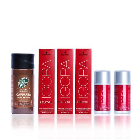 Kit 2 Coloração Schwarzkopf Igora Royal 9.7 E 8.77 60ml