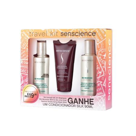 Imagem de Kit Senscience Silk Moisture Moisturizing Mask Travel (3 Produtos)