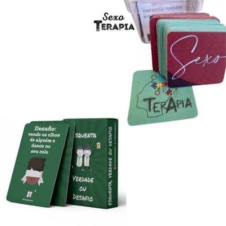 Kit Sexo Terapia + Esquenta, Verdade Ou Desafiojogos Cartas - Jogos Secretos  e Esquenta Jogo - Deck de Cartas - Magazine Luiza