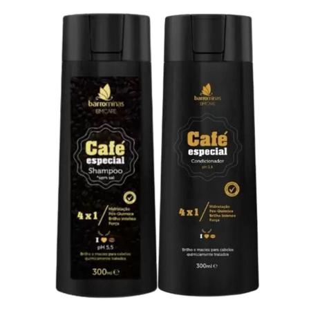 Kit Shampoo + Condicionador Café Crescimento - Barrominas - Barrominas - Emdimnal Imagem de Kit Shampoo + Condicionador Café Crescimento - Barrominas