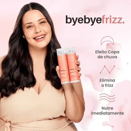 Imagem de Kit Shampoo, Condicionador e Leave-in Bye Bye Frizz - Cadiveu