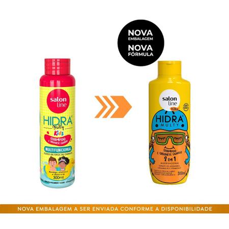 Imagem de Kit Shampoo + Condicionador Hidra Multy Kids Salon Line 300ml