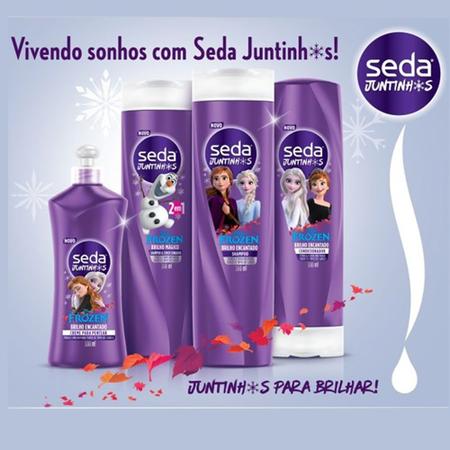 Imagem de Kit Shampoo + Condicionador Infantil Seda Juntinhos Frozen Brilho Encantado 300ml