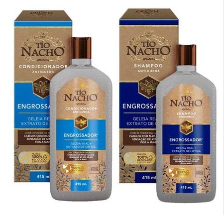 Imagem de kit Shampoo e Condicionador Tio Nacho Engrossador