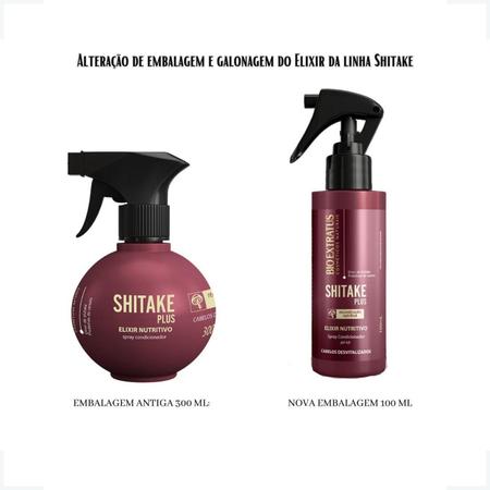 Bio Extratus Shitake Plus (Shampoo + Cond 350g + Mascara 250g + Finalizador  Termoprotetor 200g) em Promoção na Americanas
