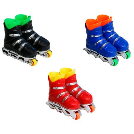 Imagem de Kit Skate E Patins De Dedo Brinquedo Infantil Manobras - Dute Toys