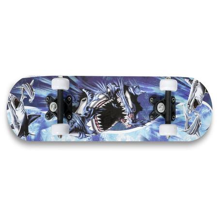 Imagem de Kit Skate Infantil Capacete Joelheira Cotoveleira 60cm