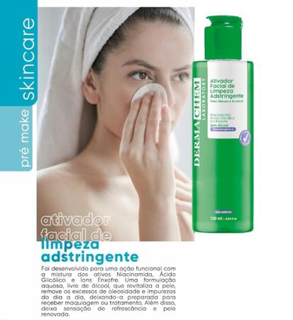 Imagem de Kit Skin Care Cuidado Facial Ácido Salicílico 1Peel Off+ 1Sabonete em Barra+ 1Ativador Adstringente 