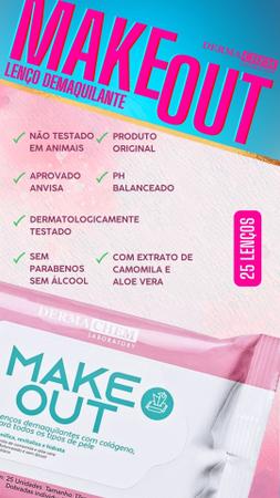 Imagem de Kit Skincare Limpeza Rosa Mosqueta MakeOut Dermachem 7 Itens