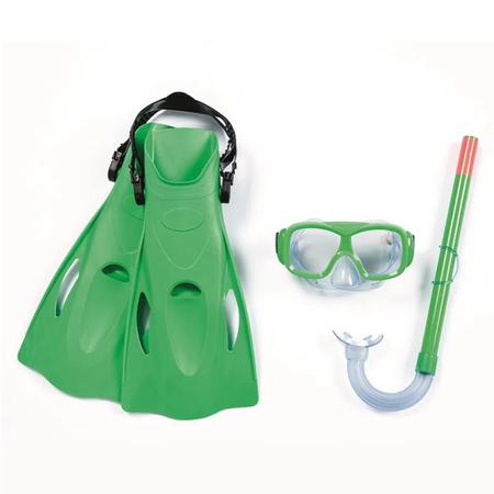 Imagem de Kit Snorkel com Máscara e Nadadeiras Freestyle Cores Sortid