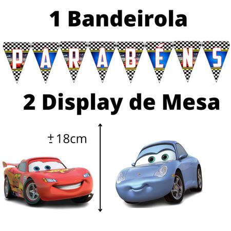 Topo De Bolo Carros Aniversário Cars Decoração