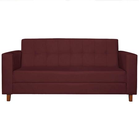 Imagem de Kit Sofá 2 Lugares e 2 Poltronas Denver Suede Bordô - ADJ Decor