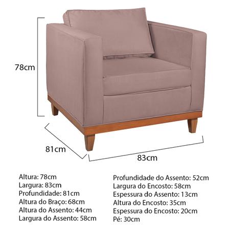 Sofá 3 Lugares Europa 180 cm Estilo Conforto e Elegância Linho - Amarena  Móveis - Poltronas, Cabeceiras, Sofás, Namoradeiras, Puffs, Aparadores