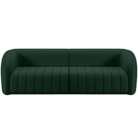 Imagem de Kit Sofá 4 Lugares Para Sala 252cm com 02 Poltronas Lazio M03 Veludo Verde - Lyam Decor