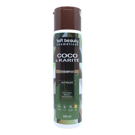 Imagem de Kit Soft Beauty Coco e Karité Shampoo Condicionador Máscara