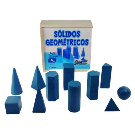 Imagem de Kit Solidos Geometricos E Blocos Logicos