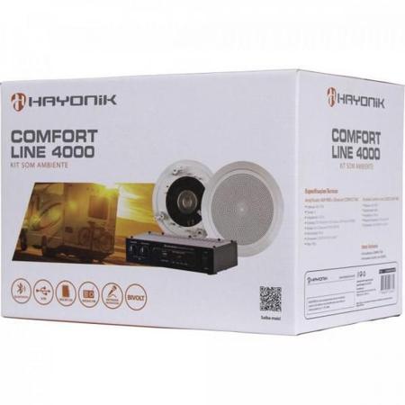 Kit Som Ambiente 400W Comfort Line 4000 HAYONIK - GAMES & ELETRONICOS