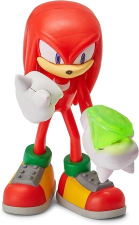 Boneco Sonic Azul Vermelho Preto Rosa Amarelo Knucles Shadow