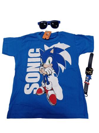 Kit Camiseta Sonic