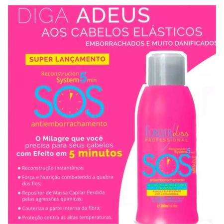 FOREVER LISS: Forever Liss Máscara S.O.S Miracle 300ml (BLACK PINK