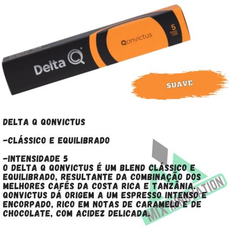 Kit Suave 40 Capsulas de Cafe para Maquinas Delta Q Qalidus Qharacter aQtivus Qonvictus - DeltaQ Imagem de Kit Suave 40 Capsulas de Cafe para Maquinas Delta Q Qalidus Qharacter aQtivus Qonvictus