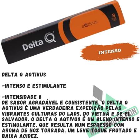 Kit Suave 40 Capsulas de Cafe para Maquinas Delta Q Qalidus Qharacter aQtivus Qonvictus - DeltaQ Imagem de Kit Suave 40 Capsulas de Cafe para Maquinas Delta Q Qalidus Qharacter aQtivus Qonvictus