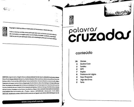 Kit com 02 Sudoku Livro Fácil Médio Difícil Coquetel - Livros de Palavras  Cruzadas - Magazine Luiza