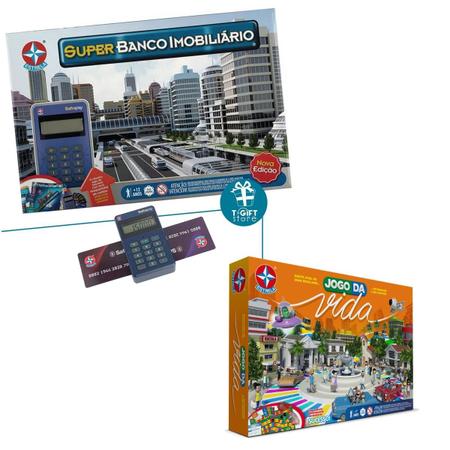 JOGO DA VIDA - BRINQUEDOS ESTRELA / TABULEIRO, CÉDULAS