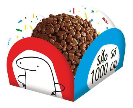 Festa Flork Meme Palito Kit Só um Bolinho - 7 Itens - Festcolor