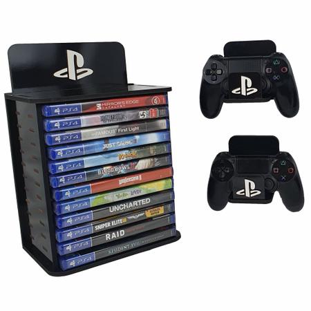 Kit Suporte Playstation games Ps5 Ps4 Ps3 S Jogos Controle gammer -  avui.ideias - Outros Games - Magazine Luiza