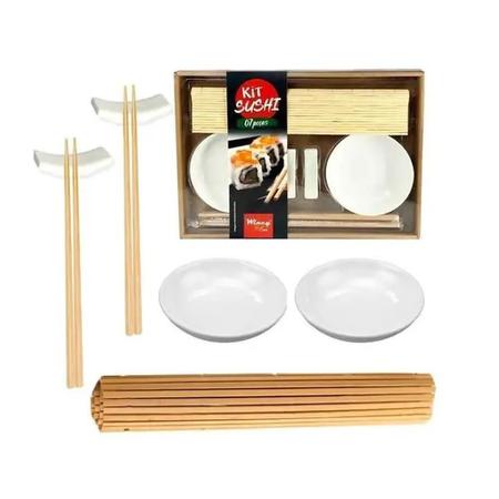 Kit Jogo de Jantar japonês Oriental Sushi Sashimi C/ Barca - AC - Culinária  Japonesa - Magazine Luiza