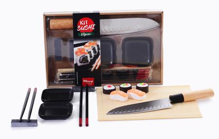 Kit Sushi Completo Para Servir Comida Japonesa Com 8 Peças - Rio De Ouro -  Kit Comida Japonesa - Magazine Luiza