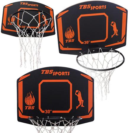 Kit Tabela Aro Rede Basquete + Bola Oficial 7 + Mini Bola 5