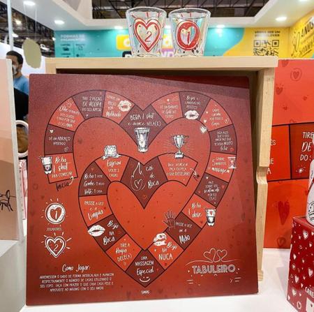 Namorados Jogo do Amor Tabuleiro Personalizado - Presente Criativo