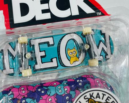 Skate de Dedo - Tech Deck - Ultra DLX - 4 Unidades - Sunny - Dgk - Coral