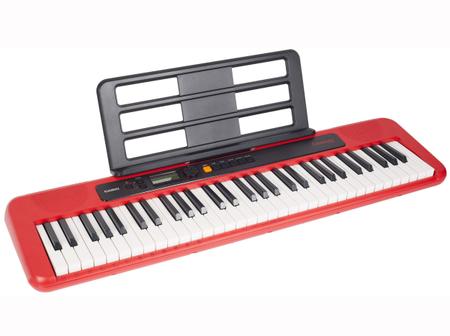 Kit Teclado Casio CT-S200 Vermelho USB 5/8 61 Teclas Completo Com Pedal  Sustain - Teclado Arranjador - Magazine Luiza