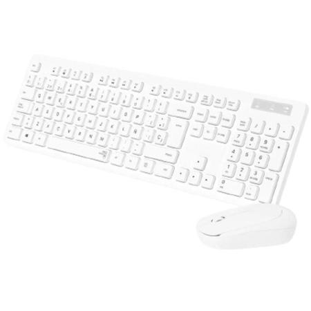 Imagem de Kit Teclado E Mouse BrazilPC Sem Fio Branco